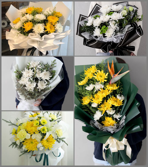 广东江门市恩平市大田镇朗西村白事花束代送